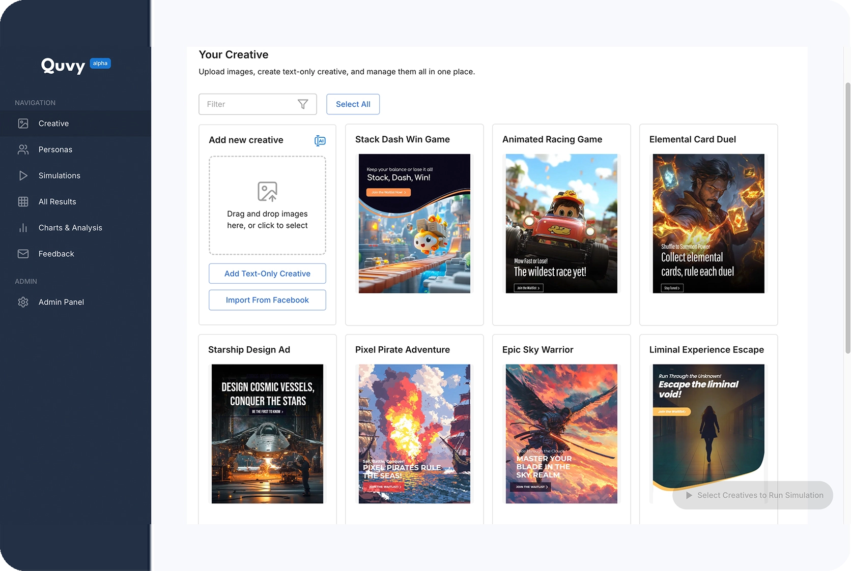 Upload Creative Assets
